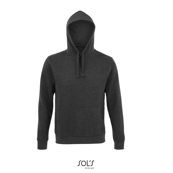 SPENCER HOODED SWEAT 280 - SPENCER - Charcoal Melange