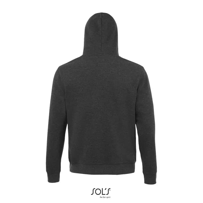 SPENCER HOODED SWEAT 280 - SPENCER - Charcoal Melange