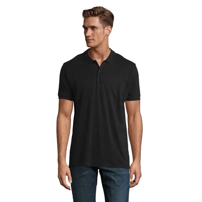 PLANET MEN Polo 170g - PLANET MEN - Schwarz