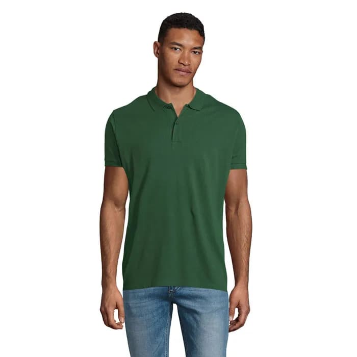 PLANET MEN Polo 170g - PLANET MEN - Bottle Green