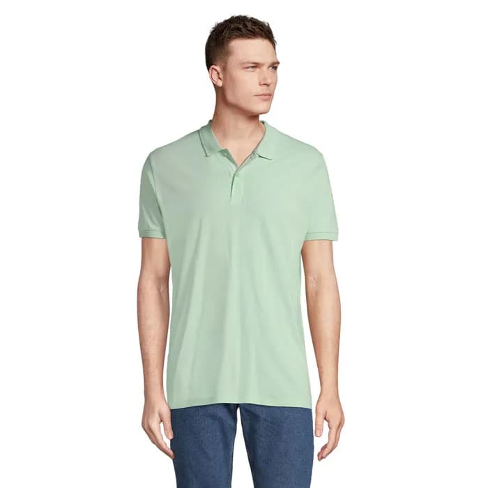PLANET MEN Polo 170g - PLANET MEN - Frozen Green