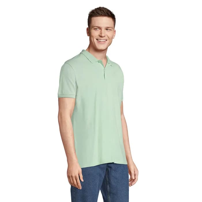 PLANET MEN Polo 170g - PLANET MEN - Frozen Green