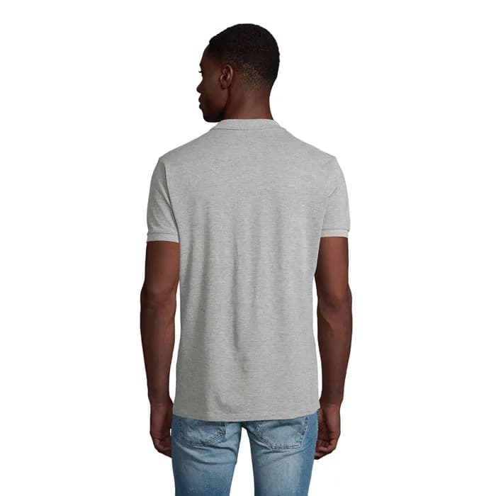 PLANET MEN Polo 170g - PLANET MEN - Grau-Melange 2