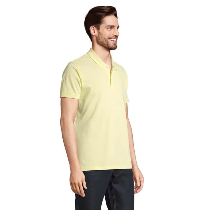 PLANET MEN Polo 170g - PLANET MEN - Hellgelb