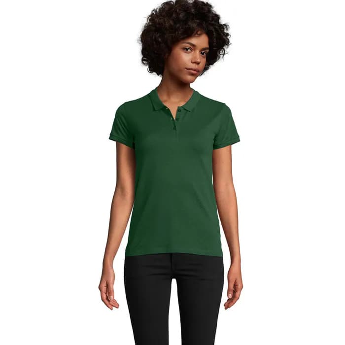 PLANET WOMEN Polo 170g - PLANET WOMEN - Bottle Green
