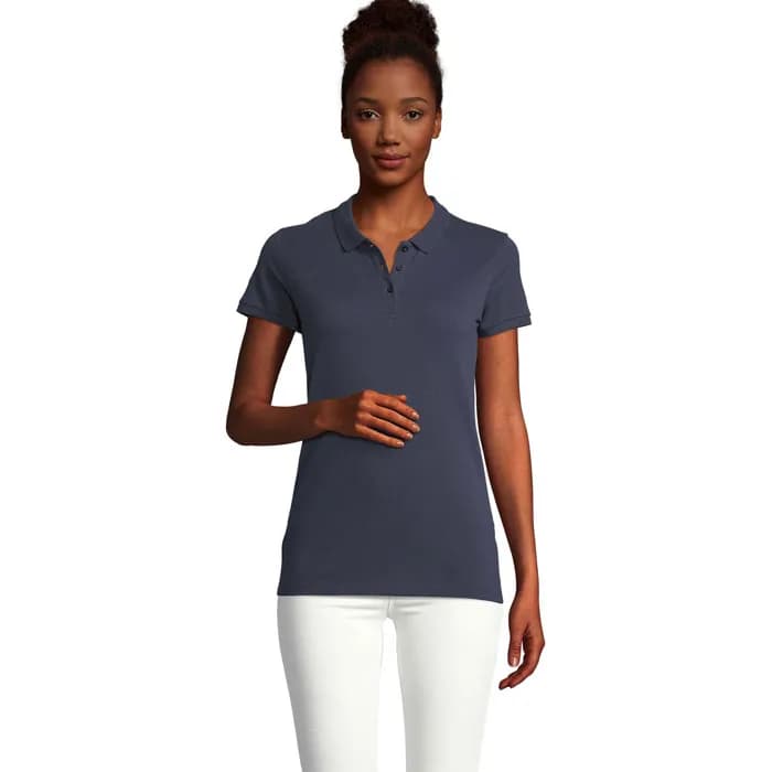 PLANET WOMEN Polo 170g - PLANET WOMEN - French Navy