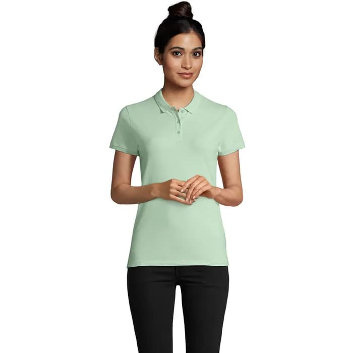 PLANET WOMEN Polo 170g - PLANET WOMEN - Frozen Green