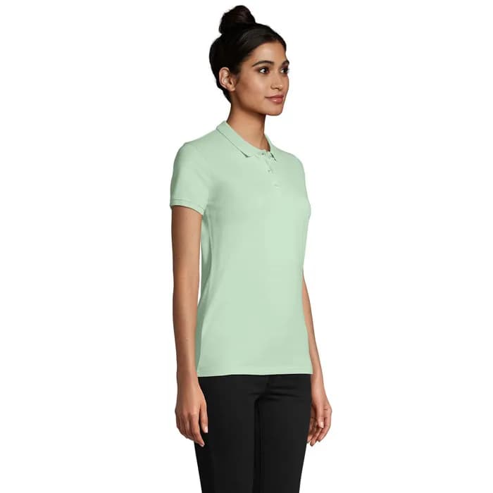 PLANET WOMEN Polo 170g - PLANET WOMEN - Frozen Green