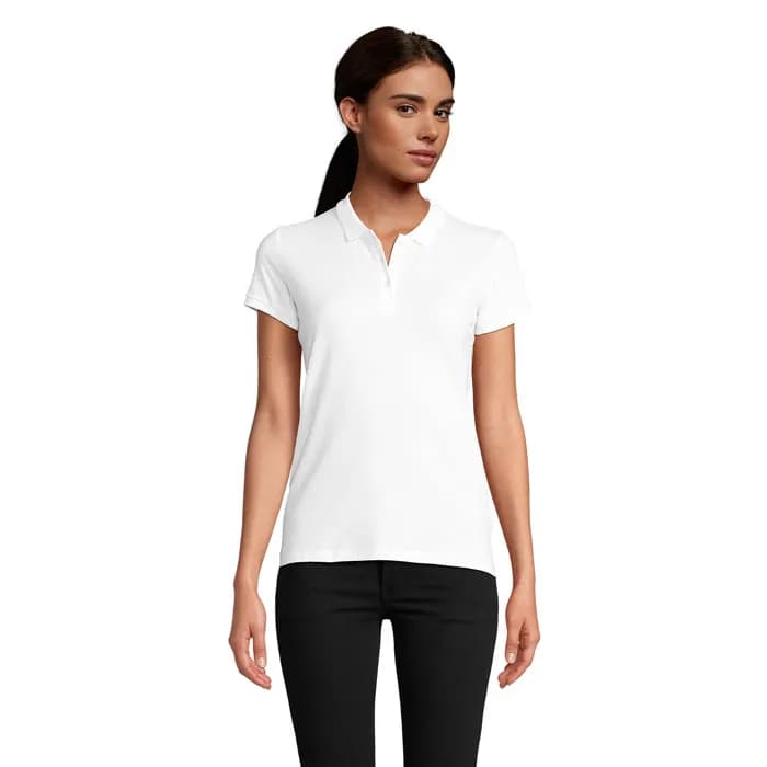 PLANET WOMEN Polo 170g - PLANET WOMEN - White