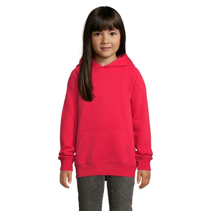 STELLAR KINDER KAPUZENPULLI - STELLAR KIDS - Red