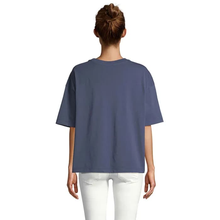 BOXY WOMEN T-SHIRT OVERSIZE - BOXY WOMEN - Denim