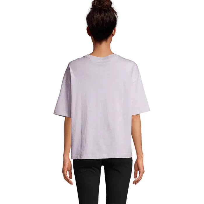 BOXY WOMEN T-SHIRT OVERSIZE - BOXY WOMEN - Lilac