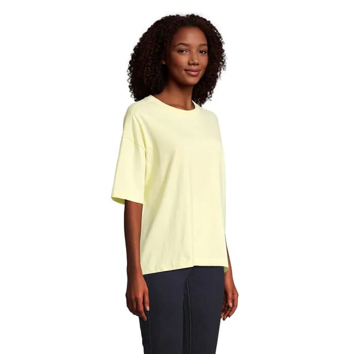 BOXY WOMEN T-SHIRT OVERSIZE - BOXY WOMEN - Hellgelb