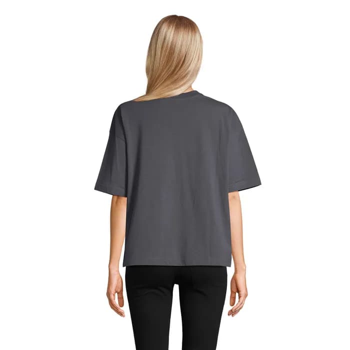 BOXY WOMEN T-SHIRT OVERSIZE - BOXY WOMEN - Mausgrau