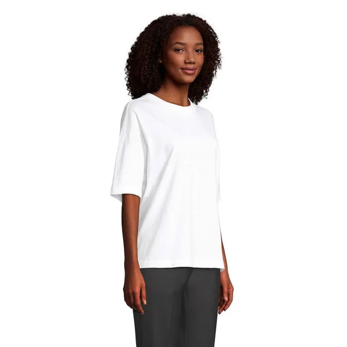 BOXY WOMEN T-SHIRT OVERSIZE - BOXY WOMEN - White