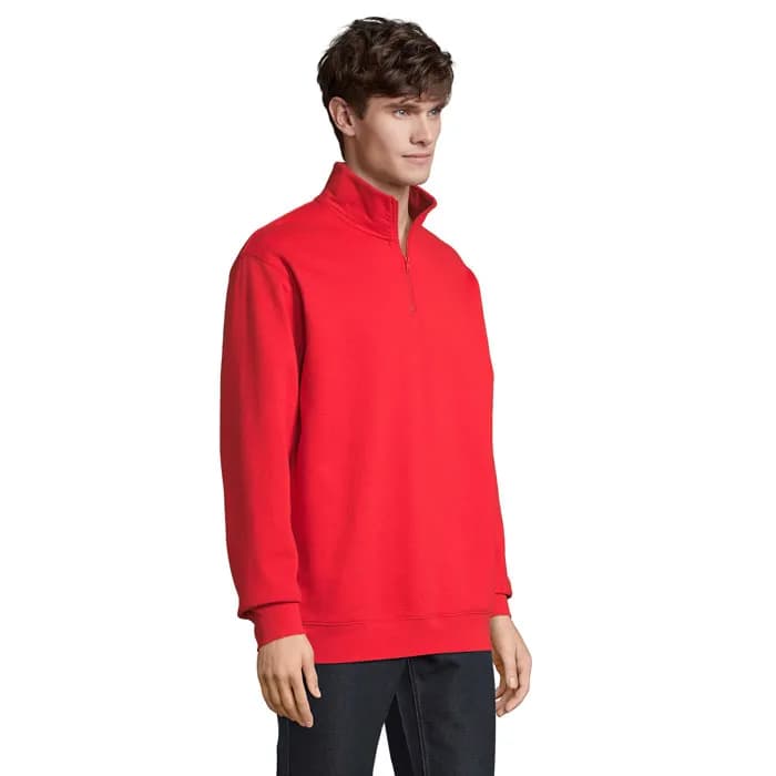 CONRAD Sweater Zip Kragen - CONRAD - Bright Red