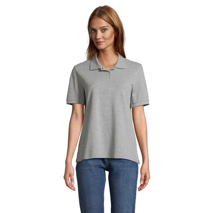 PACIFIC DAMEN POLO - PACIFIC WOMEN - Grau-Melange 2