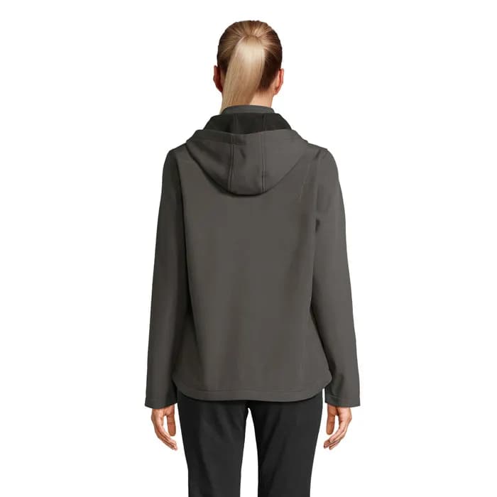 RACE WOMEN HOODED JACKET - RACE HOODED WOMEN - Anthrazitgrau