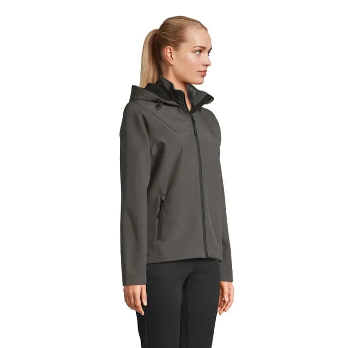 RACE WOMEN HOODED JACKET - RACE HOODED WOMEN - Anthrazitgrau