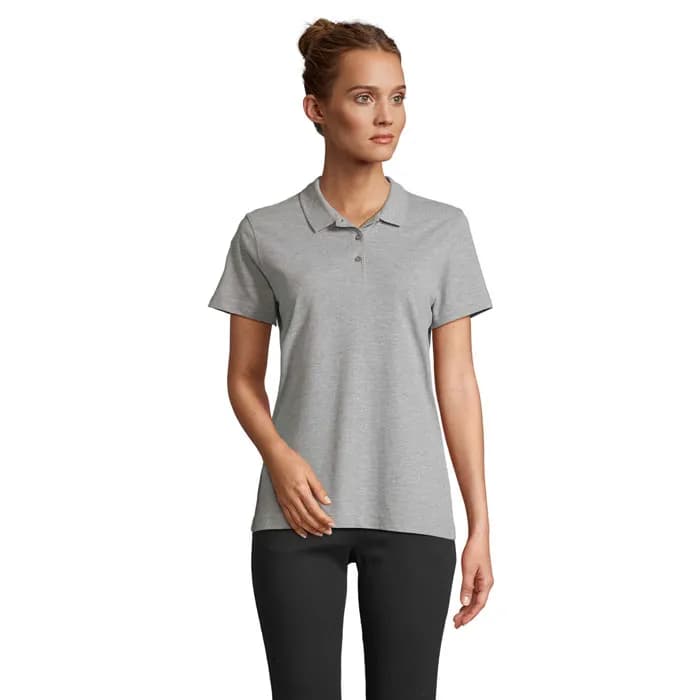 PULSE DAMEN POLO - PULSE WOMEN - Grau-Melange 2