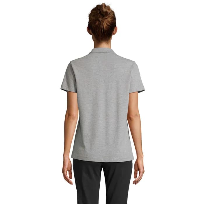 PULSE DAMEN POLO - PULSE WOMEN - Grau-Melange 2