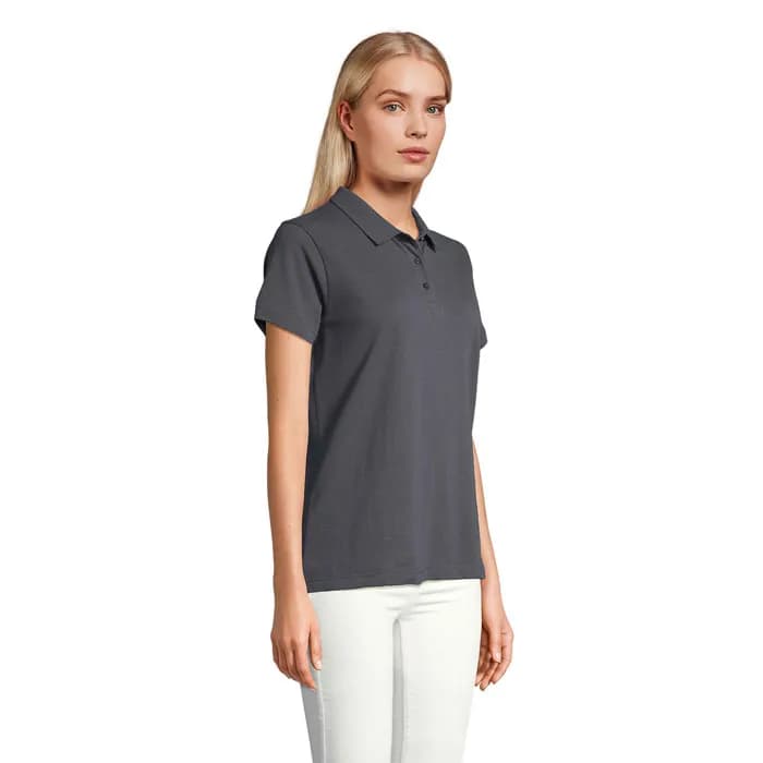 PULSE DAMEN POLO - PULSE WOMEN - Mausgrau