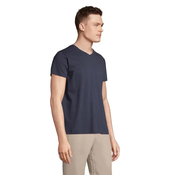 REGENT V V-NECK T-SHIRT - REGENT V - French Navy