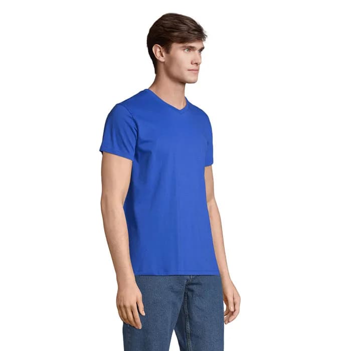 REGENT V  V-NECK T-SHIRT - REGENT V - Royal Blue