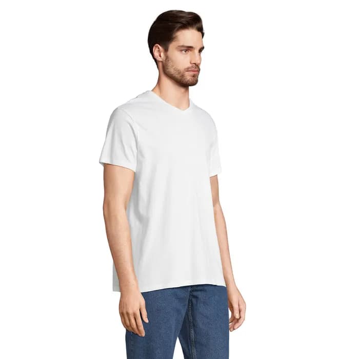 REGENT V  V-NECK T-SHIRT - REGENT V - White