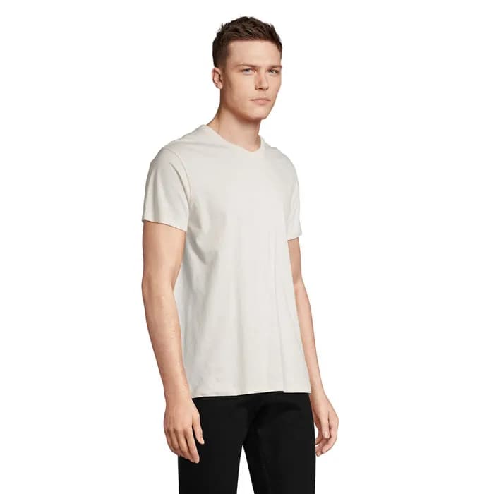 REGENT V  V-NECK T-SHIRT - REGENT V - Off-White