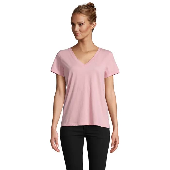 REGENT V T-SHIRT WOMEN - REGENT V WOMEN - Bonbon Rosa