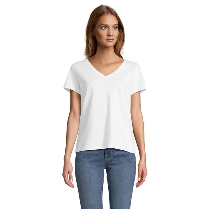 REGENT V T-SHIRT WOMEN - REGENT V WOMEN - White