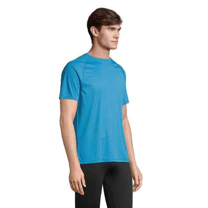 VORTEX RAGLAN T-SHIRT - VORTEX - Aqua