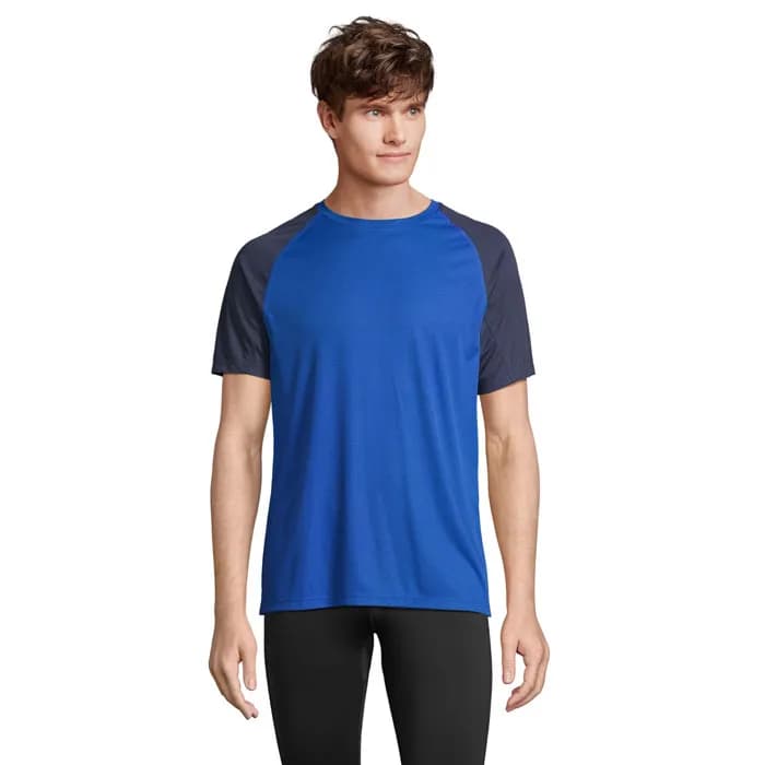 VORTEX RAGLAN T-SHIRT - VORTEX - French Navy/Royal Blue