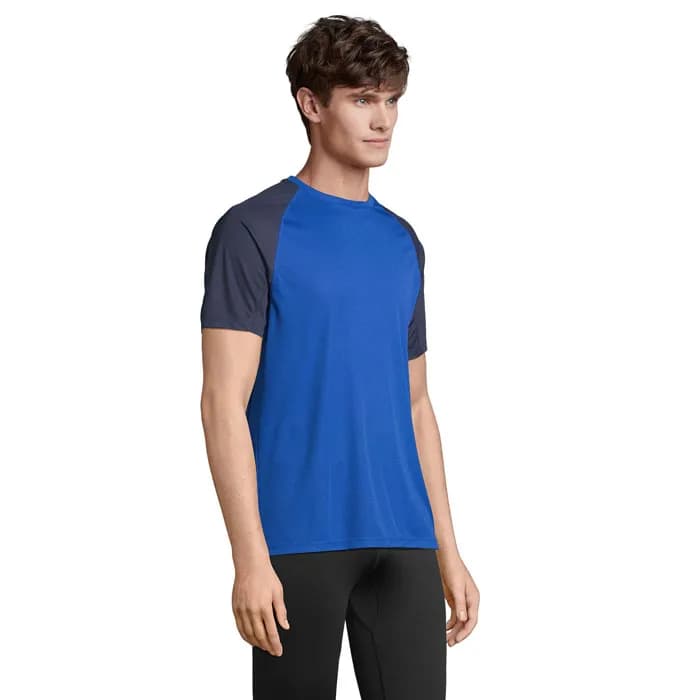 VORTEX RAGLAN T-SHIRT - VORTEX - French Navy/Royal Blue
