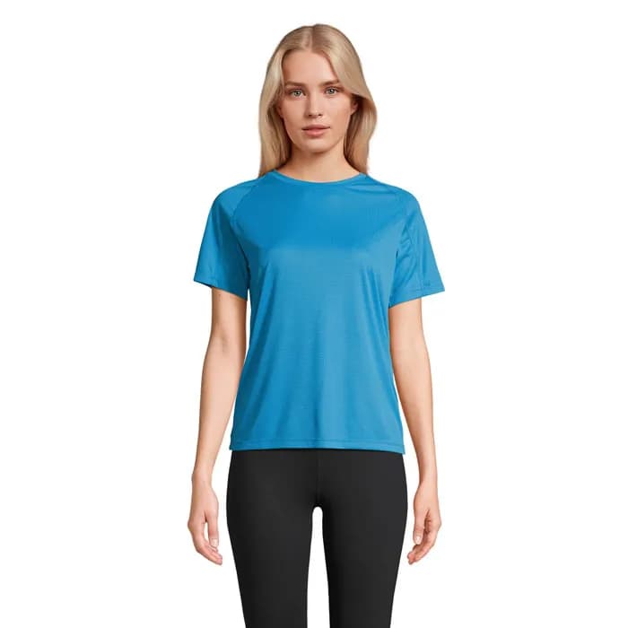 VORTEX WOMEN RAGLAN T-SHIRT - VORTEX WOMEN - Aqua