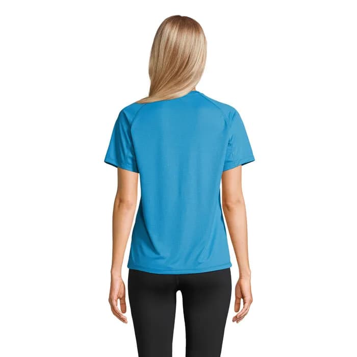 VORTEX WOMEN RAGLAN T-SHIRT - VORTEX WOMEN - Aqua