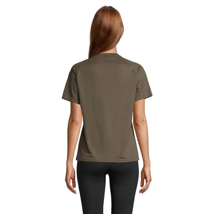 VORTEX WOMEN RAGLAN T-SHIRT - VORTEX WOMEN - Army