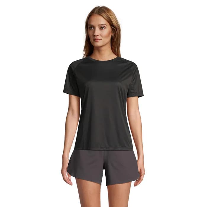 VORTEX WOMEN RAGLAN T-SHIRT - VORTEX WOMEN - Schwarz