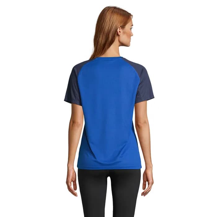 VORTEX WOMEN RAGLAN T-SHIRT - VORTEX WOMEN - French Navy/Royal Blue