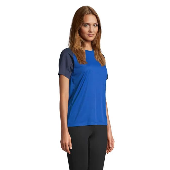 VORTEX WOMEN RAGLAN T-SHIRT - VORTEX WOMEN - French Navy/Royal Blue