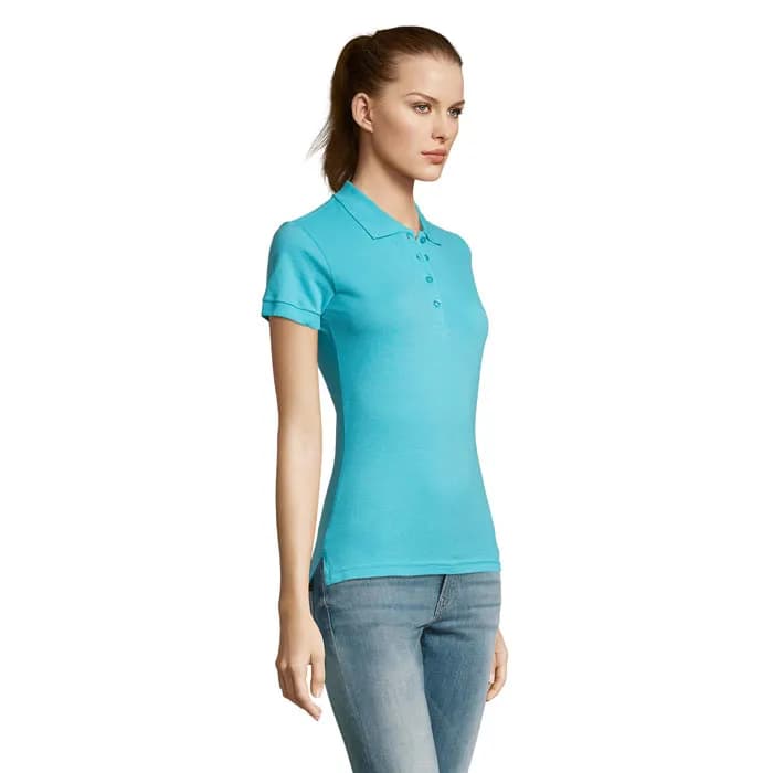 PASSION DAMEN POLO 170g - PASSION - Atoll-Blau