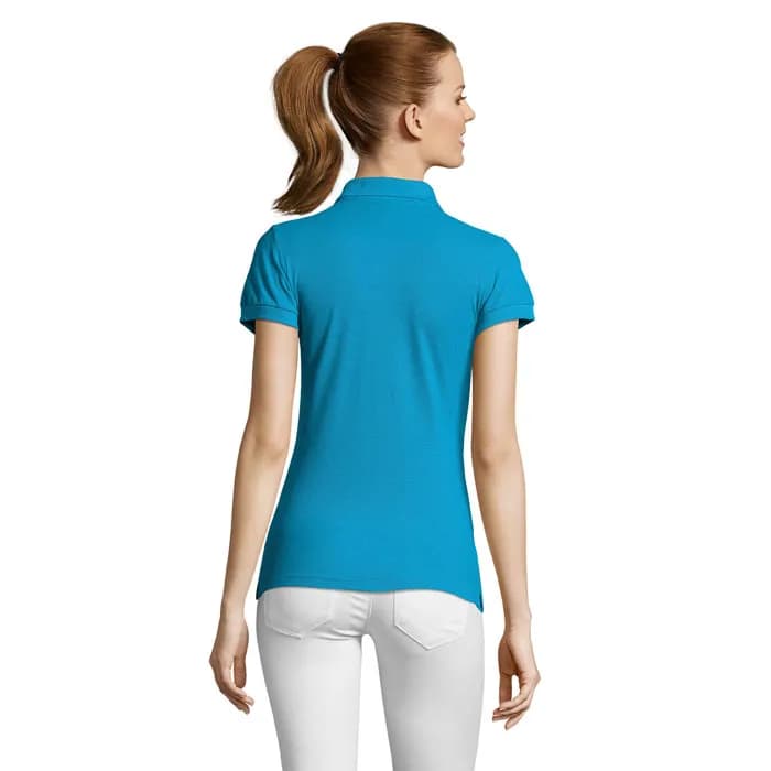 PASSION DAMEN POLO 170g - PASSION - Aqua