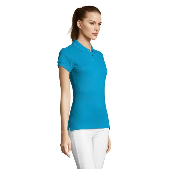 PASSION DAMEN POLO 170g - PASSION - Aqua