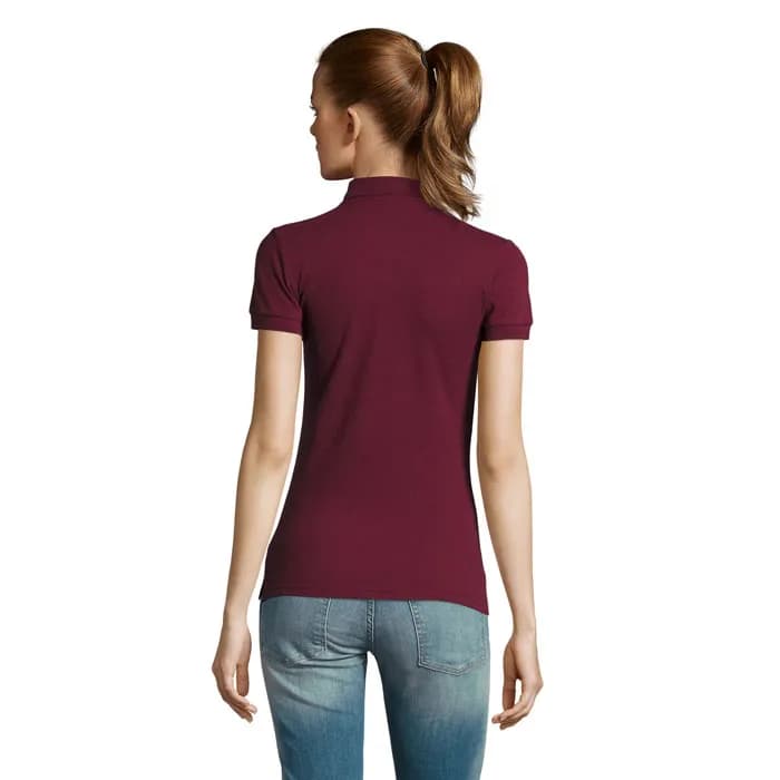 PASSION DAMEN POLO 170g - PASSION - Burgundy
