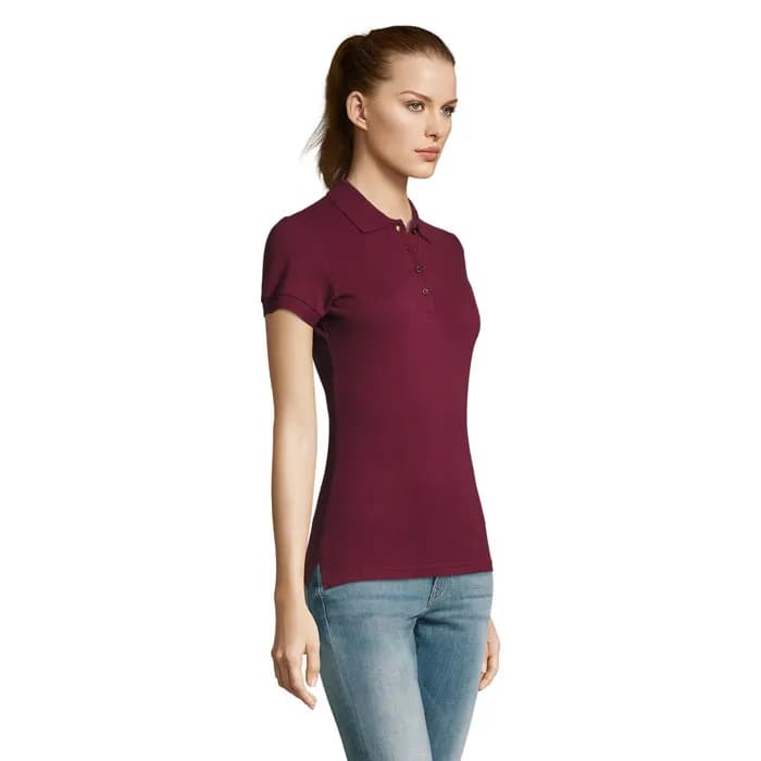 PASSION DAMEN POLO 170g - PASSION - Burgundy