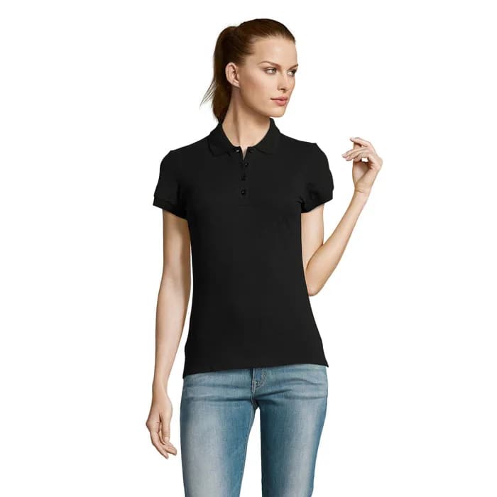 PASSION DAMEN POLO 170g - PASSION - Schwarz