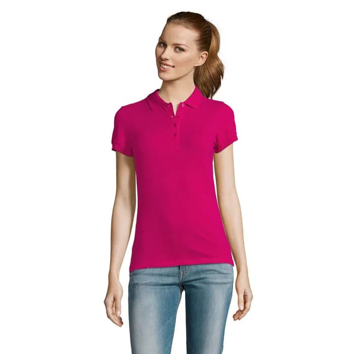 PASSION DAMEN POLO 170g - PASSION - Fuchsia