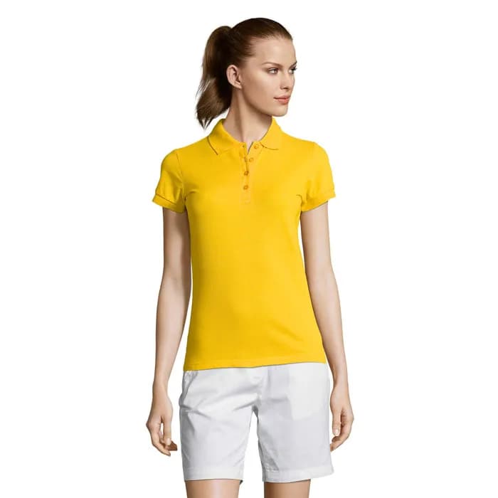 PASSION DAMEN POLO 170g - PASSION - Gold