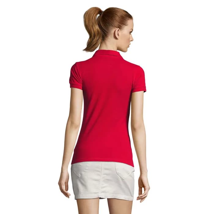 PASSION DAMEN POLO 170g - PASSION - Red